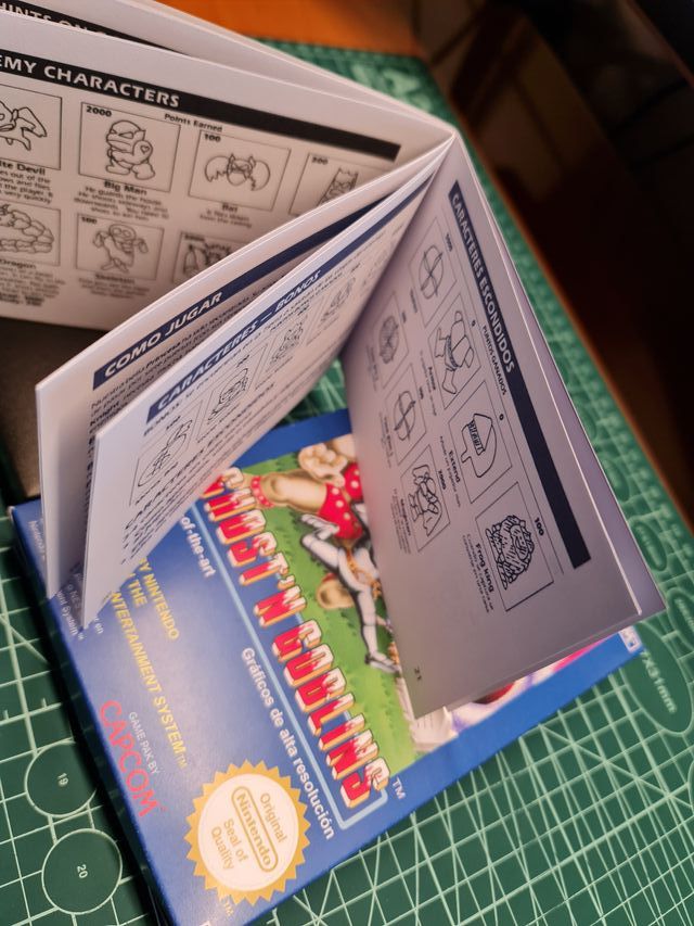 Manuale di sostituzione Ghost 'n Goblins NES