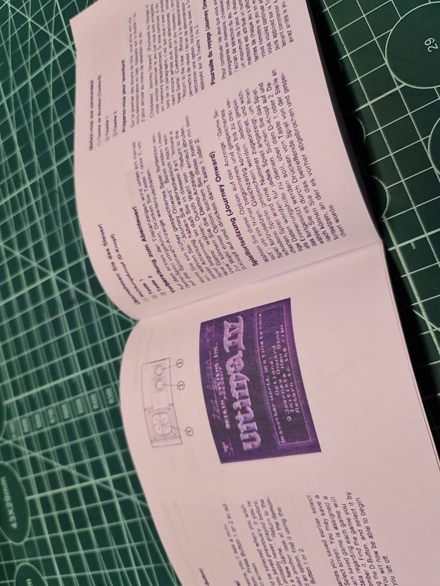 Manuale Ultima IV Master System