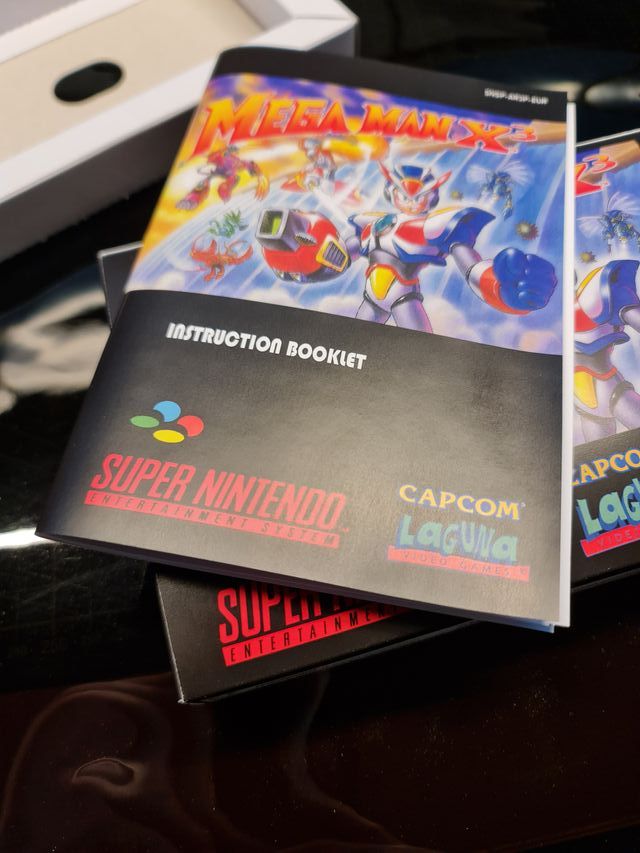 Manuale di Sostituzione Mega Man X3 SNES