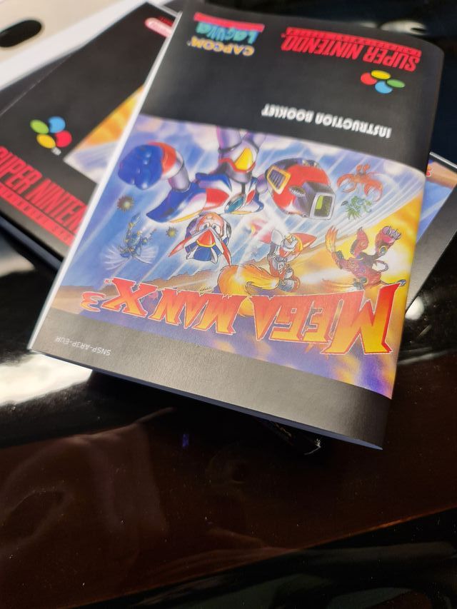 Manuale di Sostituzione Mega Man X3 SNES