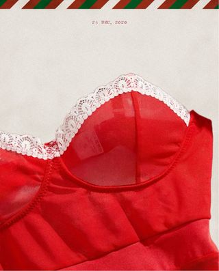 Conjunto sexy rojo talla única