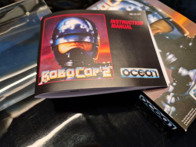 Manuale di sostituzione Robocop 2 Ocean NES