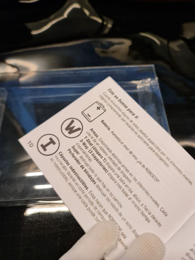 Manuale di sostituzione Robocop 2 Ocean NES