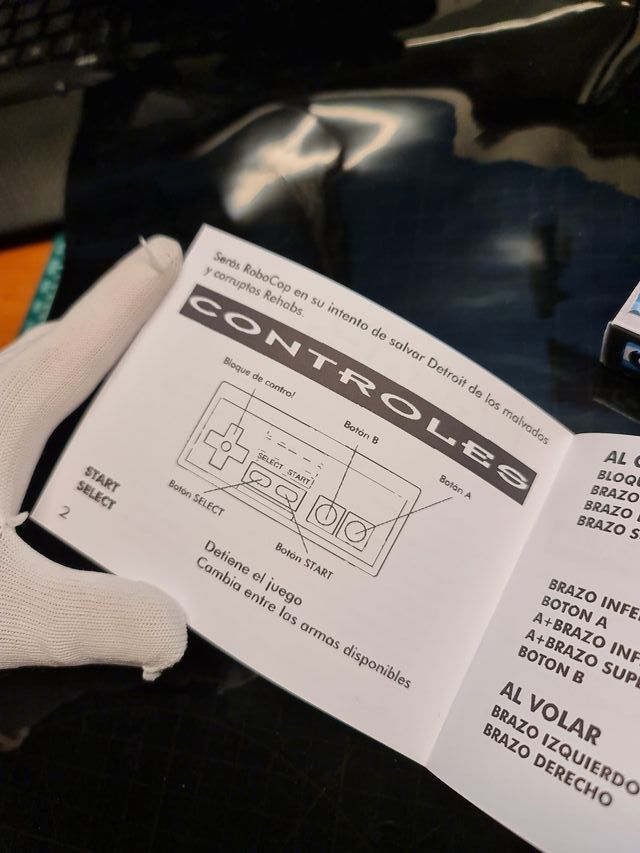 Manuale di Sostituzione Robocop 3 NES
