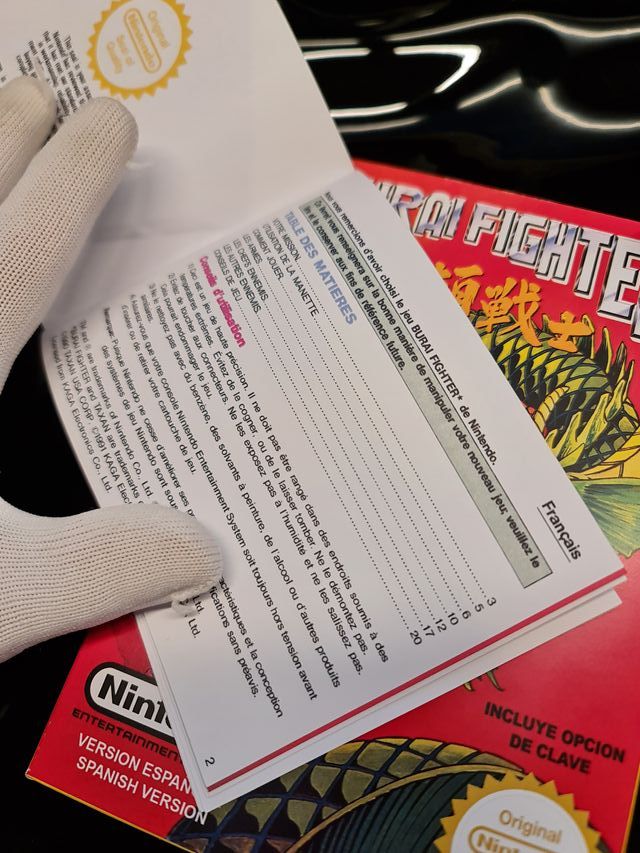 Manuale di Sostituzione Buran Fighter NES