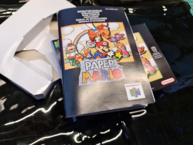 Manuale di sostituzione Paper Mario Nintendo 64