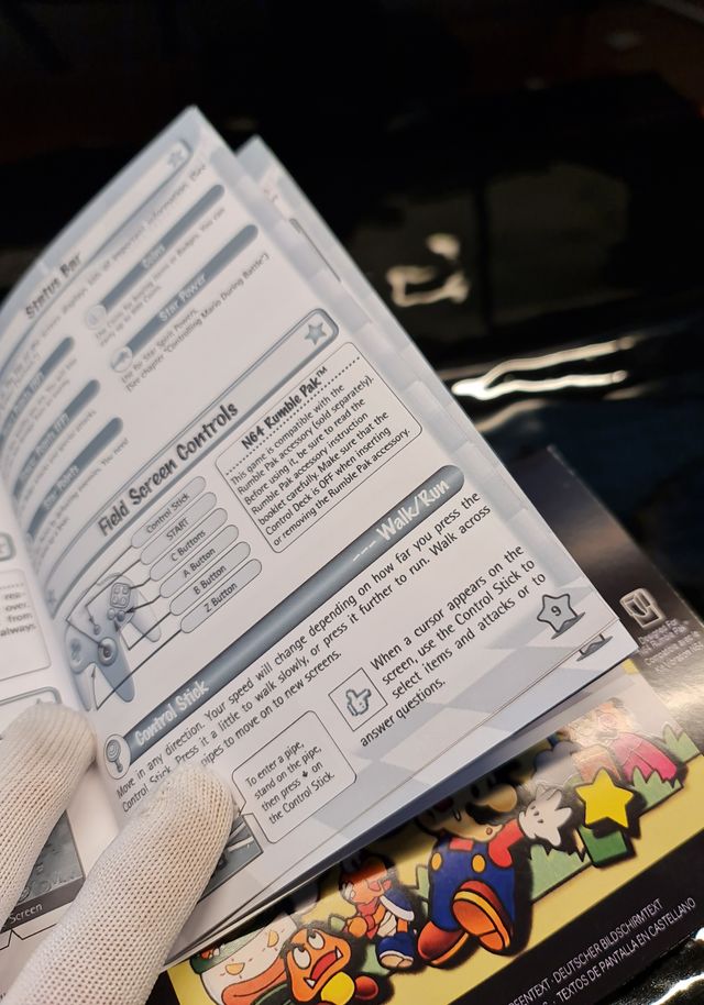 Manuale di sostituzione Paper Mario Nintendo 64