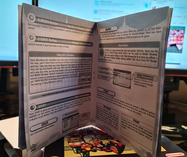 Manuale di sostituzione Paper Mario Nintendo 64