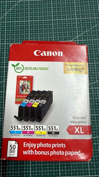 Canon CLI-551XL Cartuchos Tinta Original Multi