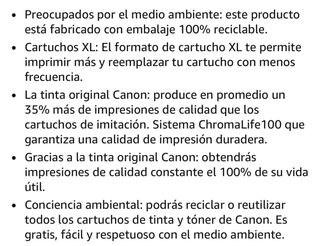 Canon CLI-551XL Cartuchos Tinta Original Multi