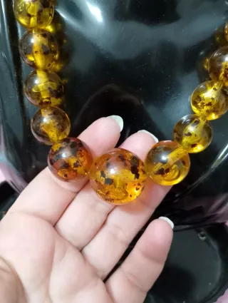 Collana Ambra Sintetica