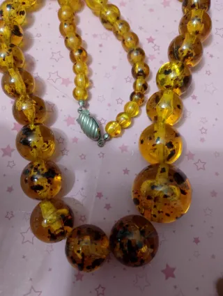 Collana Ambra Sintetica