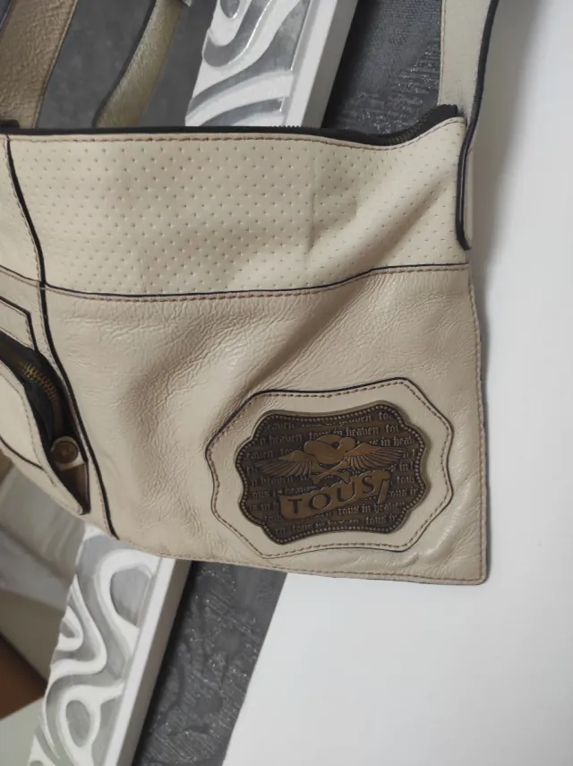 Borsa Tous Beige/Argento