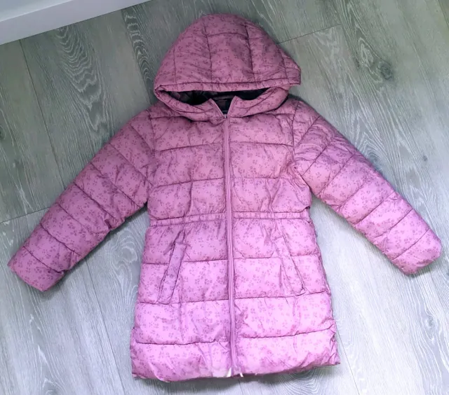 Abrigo niña 8 años Mango estampado