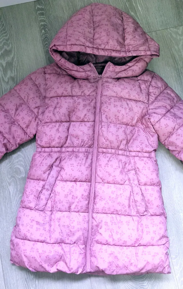 Abrigo niña 8 años Mango estampado