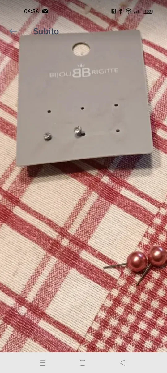 7 paia Orecchini anallergici vari