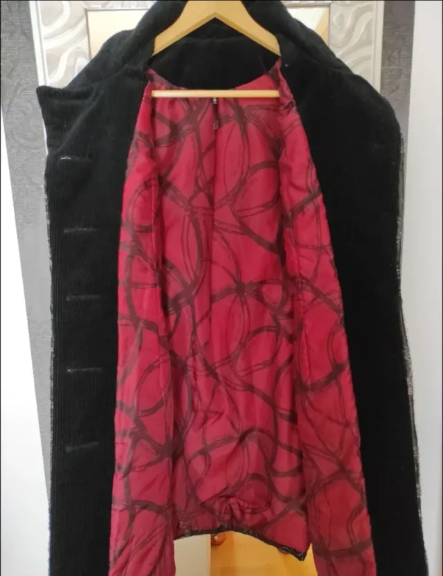 Cappotto Patchwork Nero e Argento