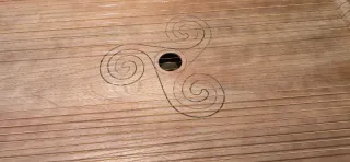 Monocordo Pitagorico 33 corde valigetta