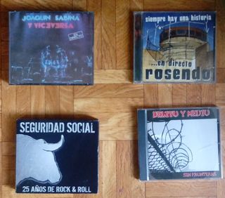Lote 3 CDs: Sabina, Rosendo,  y video Clip