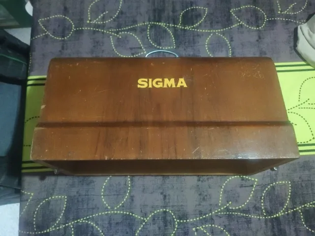 Coperchio in legno per macchina da cucire Sigma