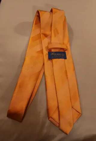 Corbata Firenze Italiana Naranja