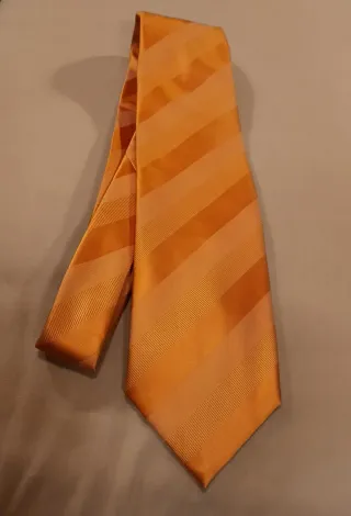 Corbata Firenze Italiana Naranja