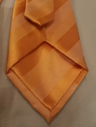 Corbata Firenze Italiana Naranja
