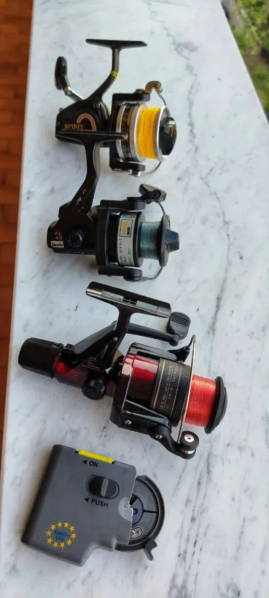 Mulinelli da pesca + avvolgicavo elettrico