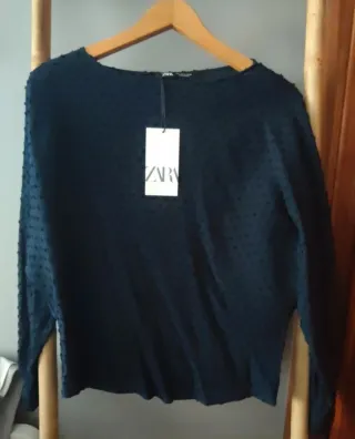 Blusa Zara plumeti