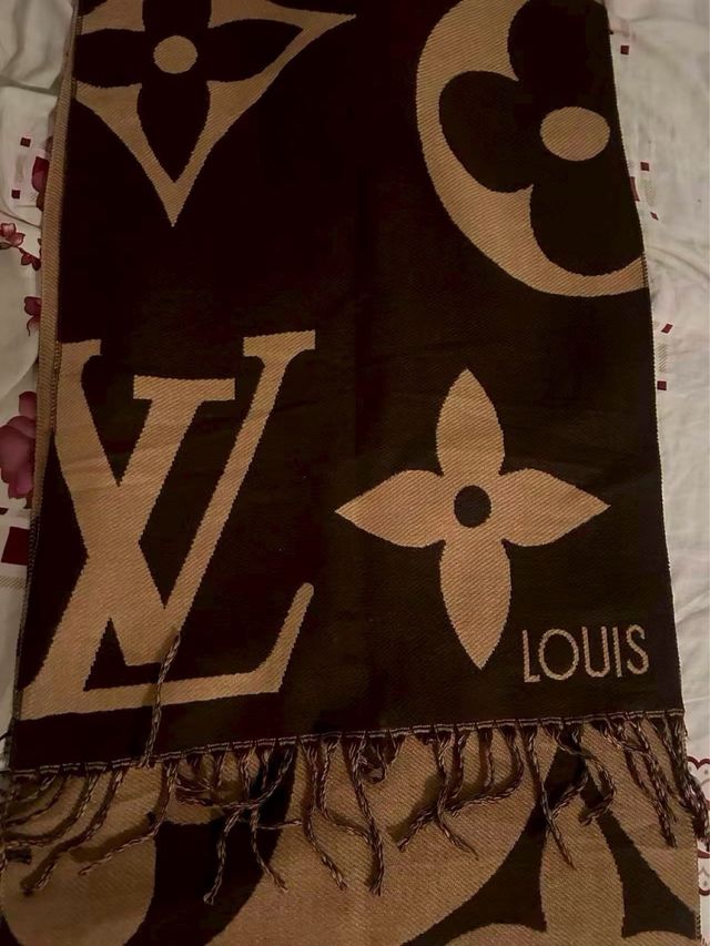 Sciarpa Louis Vuitton Beige e Marrone
