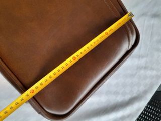 Valigia vintage Homa pelle marrone