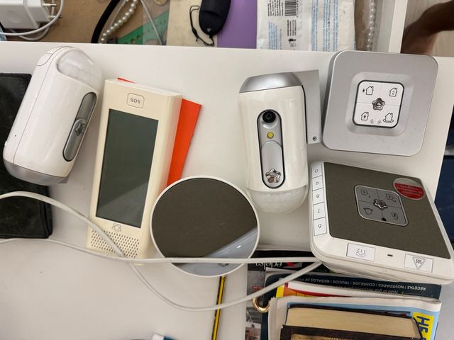 Sistema de seguridad con cámaras y sensores