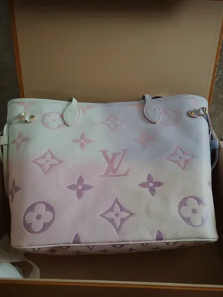 Borsa Louis Vuitton Neverfull MM Pastel Sunrise