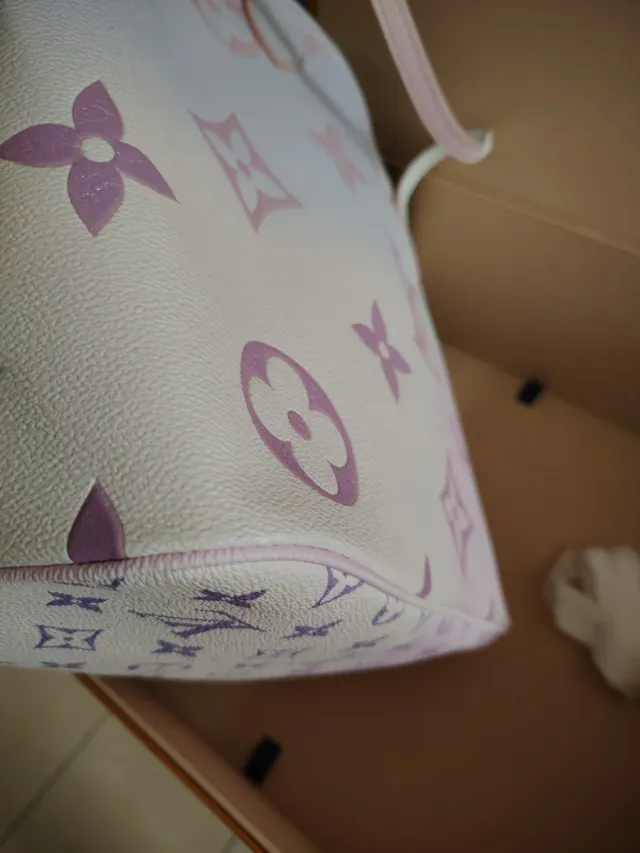 Borsa Louis Vuitton Neverfull MM Pastel Sunrise