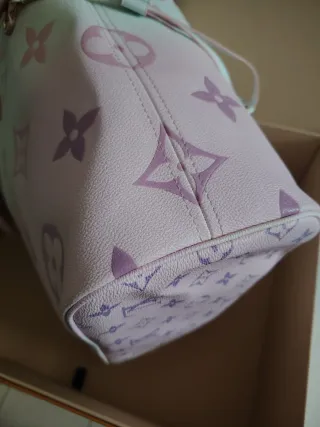 Borsa Louis Vuitton Neverfull MM Pastel Sunrise