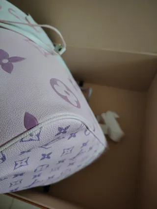 Borsa Louis Vuitton Neverfull MM Pastel Sunrise