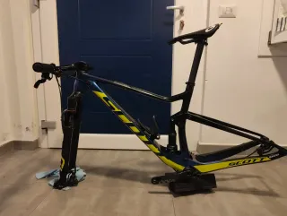 Cuadro Scott Spark 900 carbono+horquilla SID