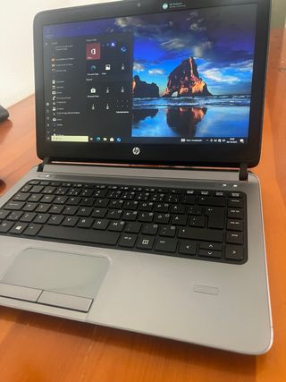 Portátil HP Plata y Negro