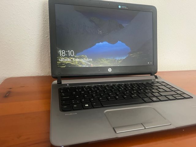 Portátil HP Plata y Negro