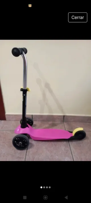 Patinete infantil Scooter 3 ruedas Oxelo  + Base