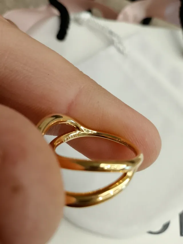 Anello Pandora Infinito Sinuoso Oro