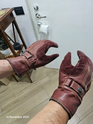 Guanti Spidi in pelle marrone Taglia L