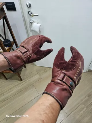 Guanti Spidi in pelle marrone Taglia L