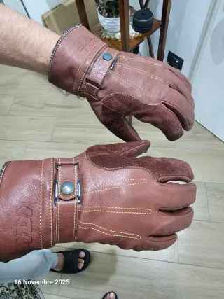 Guanti Spidi in pelle marrone Taglia L