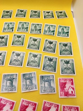 ✅Lote Sellos Antiguos Plan Sur de Valencia