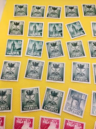 ✅Lote Sellos Antiguos Plan Sur de Valencia