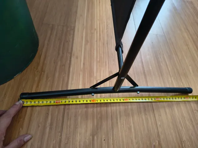 2 Biombos separadores de tela gris