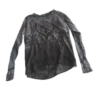 Jersey Desigual Negro Plateado