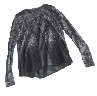 Jersey Desigual Negro Plateado