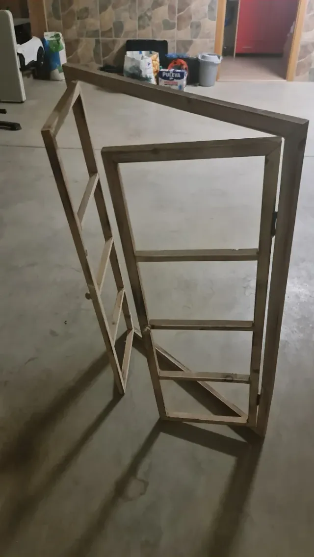 Ventana madera decoración rústica